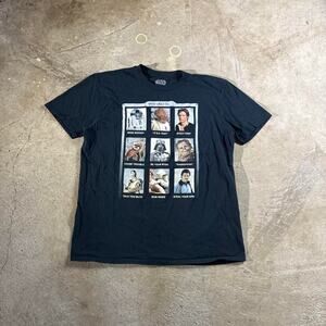 Black Funny Star Wars Graphic T-Shirt